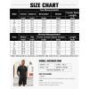 imageCOOFANDY Mens 2 Pieces Outfits Casual Quarter Zip Polo T Shirt and Shorts Set Athletic Jogging Summer Tracksuit01black