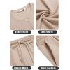 imageCOOFANDY Mens 2 Pieces Outfits Casual Quarter Zip Polo T Shirt and Shorts Set Athletic Jogging Summer TracksuitChampagne