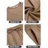 imageCOOFANDY Mens 2 Pieces Outfits Casual Quarter Zip Polo T Shirt and Shorts Set Athletic Jogging Summer TracksuitKhaki
