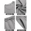 imageCOOFANDY Mens 2 Pieces Outfits Casual Quarter Zip Polo T Shirt and Shorts Set Athletic Jogging Summer TracksuitLight Grey