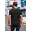 imageCOOFANDY Mens 3 Pack Workout T Shirts Short Sleeve Gym Bodybuilding Muscle Shirt Base Layer Fitness Tee TopsAmerican Flag Black