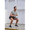 imageCOOFANDY Mens 3 Pack Workout T Shirts Short Sleeve Gym Bodybuilding Muscle Shirt Base Layer Fitness Tee TopsDark GreyDark Grey Dark Grey