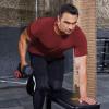 imageCOOFANDY Mens 3 Pack Workout T Shirts Short Sleeve Gym Bodybuilding Muscle Shirt Base Layer Fitness Tee TopsWine Red