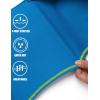imageCOOFANDY Mens Athletic Workout Pants Open Bottom Sweatpants Mesh Gym Pants for Runnning TrainingCasualBlue