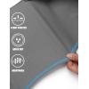 imageCOOFANDY Mens Athletic Workout Pants Open Bottom Sweatpants Mesh Gym Pants for Runnning TrainingCasualDark Grey