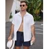 imageCOOFANDY Mens Casual Cotton Shorts 5 Inch Summer Beach Shorts Lightweight Drawstring Elastic Waist Chino Golf ShortsNavy Blue