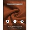 imageCOOFANDY Mens Casual Henley Shirt Band Collar Long Sleeve Shirt Beach Hippie Summer Button T ShirtBrown