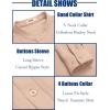 imageCOOFANDY Mens Casual Henley Shirt Band Collar Long Sleeve Shirt Beach Hippie Summer Button T ShirtKhaki