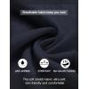 imageCOOFANDY Mens Casual Henley Shirt Band Collar Long Sleeve Shirt Beach Hippie Summer Button T ShirtNavy Blue