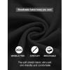 imageCOOFANDY Mens Casual Henley Shirt Band Collar Short Sleeve Shirt Summer Beach Hippie TShirtBlack