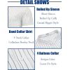 imageCOOFANDY Mens Casual Henley Shirt Band Collar Short Sleeve Shirt Summer Beach Hippie TShirtBlack Stripes on White