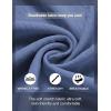 imageCOOFANDY Mens Casual Henley Shirt Band Collar Short Sleeve Shirt Summer Beach Hippie TShirtDark Blue