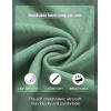 imageCOOFANDY Mens Casual Henley Shirt Band Collar Short Sleeve Shirt Summer Beach Hippie TShirtIce Green