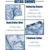 imageCOOFANDY Mens Casual Henley Shirt Band Collar Short Sleeve Shirt Summer Beach Hippie TShirtLight Blue Flower