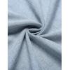 imageCOOFANDY Mens Casual Henley Shirt Short Sleeve Band Collar Linen Shirt Summer Beach Hippie TShirtsAflecking Blue