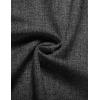 imageCOOFANDY Mens Casual Henley Shirt Short Sleeve Band Collar Linen Shirt Summer Beach Hippie TShirtsDark Gray