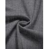 imageCOOFANDY Mens Casual Henley Shirt Short Sleeve Band Collar Linen Shirt Summer Beach Hippie TShirtsFlecking Navy Blue