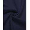 imageCOOFANDY Mens Casual Henley Shirt Short Sleeve Band Collar Linen Shirt Summer Beach Hippie TShirtsNavy Blue