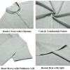 imageCOOFANDY Mens Casual Linen Henley Shirts Short Sleeve Band Collar Summer Beach Vacation TShirtsLight Green