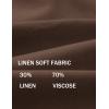 imageCOOFANDY Mens Casual Linen Shorts Elastic Waist Drawstring Loose Fit Summer Beach Vacation Shorts with PocketsBrown
