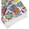imageCOOFANDY Mens Casual Short Sleeve Polo Shirts Slim Fit Paisley Polo T Shirts Floral Print ShirtPaisleywhite