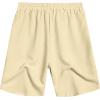 imageCOOFANDY Mens Casual Shorts Elastic Waist Drawstring Textured Summer Beach ShortLight Khaki