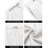imageCOOFANDY Mens Casual Summer Beach Linen Shorts 9 Inch Lightweight Drawstring Elastic Waist Shorts with PocketsWhite
