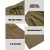 imageCOOFANDY Mens Corduroy Pants Elastic Waist Drawstring Harem Pants Fashion Loose Casual Long Trousers with 4 PocketsDark Khaki