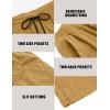 imageCOOFANDY Mens Corduroy Pants Elastic Waist Drawstring Harem Pants Fashion Loose Casual Long Trousers with 4 PocketsGinger Yellow