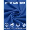 imageCOOFANDY Mens Cotton Pocket Tee Shirts Soft Crew Neck Stretch T Shirt Plain Casual Short Sleeve Summer Basic Tops1 Pack Blue