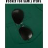 imageCOOFANDY Mens Cotton Pocket Tee Shirts Soft Crew Neck Stretch T Shirt Plain Casual Short Sleeve Summer Basic Tops1 Pack Dark Green