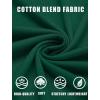 imageCOOFANDY Mens Cotton Pocket Tee Shirts Soft Crew Neck Stretch T Shirt Plain Casual Short Sleeve Summer Basic Tops1 Pack Dark Green