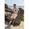 imageCOOFANDY Mens Cotton Pocket Tee Shirts Soft Crew Neck Stretch T Shirt Plain Casual Short Sleeve Summer Basic Tops1 Pack Khaki