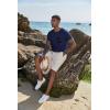 imageCOOFANDY Mens Cotton Pocket Tee Shirts Soft Crew Neck Stretch T Shirt Plain Casual Short Sleeve Summer Basic Tops1 Pack Navy Blue