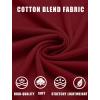 imageCOOFANDY Mens Cotton Pocket Tee Shirts Soft Crew Neck Stretch T Shirt Plain Casual Short Sleeve Summer Basic Tops1 Pack Wine Red
