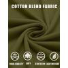 imageCOOFANDY Mens Cotton Pocket Tee Shirts Soft Crew Neck Stretch T Shirt Plain Casual Short Sleeve Summer Basic Tops2 Packblackarmy Green