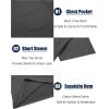 imageCOOFANDY Mens Cotton Pocket Tee Shirts Soft Crew Neck Stretch T Shirt Plain Casual Short Sleeve Summer Basic Tops2 Packdrak Greyarmy Green