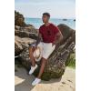 imageCOOFANDY Mens Cotton Pocket Tee Shirts Soft Crew Neck Stretch T Shirt Plain Casual Short Sleeve Summer Basic Tops2 Packwine Rednavy Blue