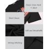 imageCOOFANDY Mens Crew Neck T Shirt Short Sleeve Casual Summer Basic Tee Slim Fit Workout TShirtBlack Red White Flag