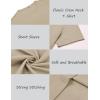 imageCOOFANDY Mens Crew Neck T Shirt Short Sleeve Casual Summer Basic Tee Slim Fit Workout TShirtKhaki