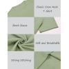 imageCOOFANDY Mens Crew Neck T Shirt Short Sleeve Casual Summer Basic Tee Slim Fit Workout TShirtLight Green