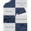 imageCOOFANDY Mens Crew Neck T Shirt Short Sleeve Casual Summer Basic Tee Slim Fit Workout TShirtNavy Blue