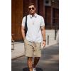 imageCOOFANDY Mens Crew Neck T Shirt Short Sleeve Casual Summer Basic Tee Slim Fit Workout TShirtWhite