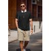 imageCOOFANDY Mens Crew Neck T Shirt Short Sleeve Casual Summer Basic Tee Slim Fit Workout TShirtYblackWhite2 Pack