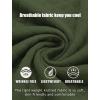 imageCOOFANDY Mens Fashion Quarter Zip Pullover Long Sleeve Quilted Sweatshirt Plaid Jacquard Polo Mock Neck SweatersArmy Green