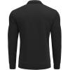 imageCOOFANDY Mens Fashion Quarter Zip Pullover Long Sleeve Quilted Sweatshirt Plaid Jacquard Polo Mock Neck SweatersBlack