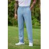 imageCOOFANDY Mens Golf Pants Stretch Work Dress Pants Quick Dry Lightweight Pants Casual Slim Fit Slacks with PocketsLight Blue