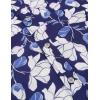 imageCOOFANDY Mens Hawaiian Shirts Short Sleeve Casual Button Down Tropical Beach ShirtB  Navy Blue  White Floral