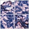 imageCOOFANDY Mens Hawaiian Shirts Short Sleeve Casual Button Down Tropical Beach ShirtNavy Blue  Pink Floral