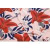 imageCOOFANDY Mens Hawaiian Shirts Short Sleeve Casual Button Down Tropical Beach ShirtPink  Red Floral